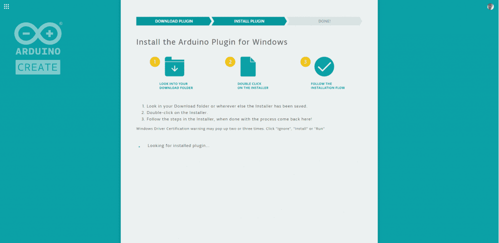 Arduino Web Editor Plugin Installation 3