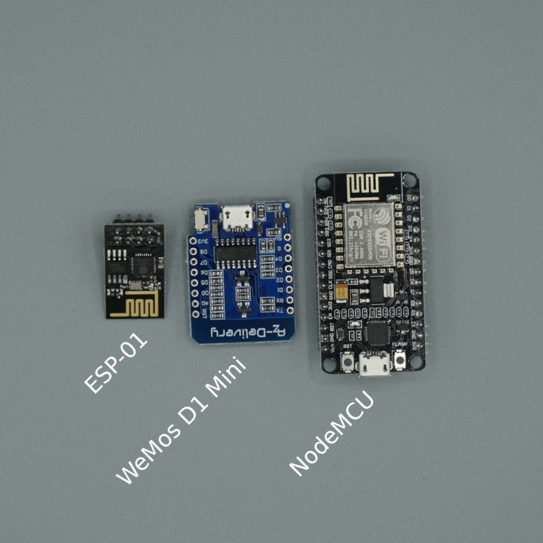 Esp8266 Pinout Overview Esp 01 Nodemcu Wemos D1 Mini Diyi0t 