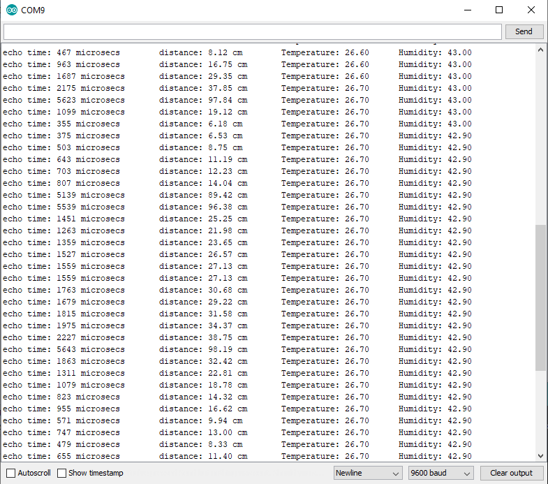 Ultrasonic Distance Output 2