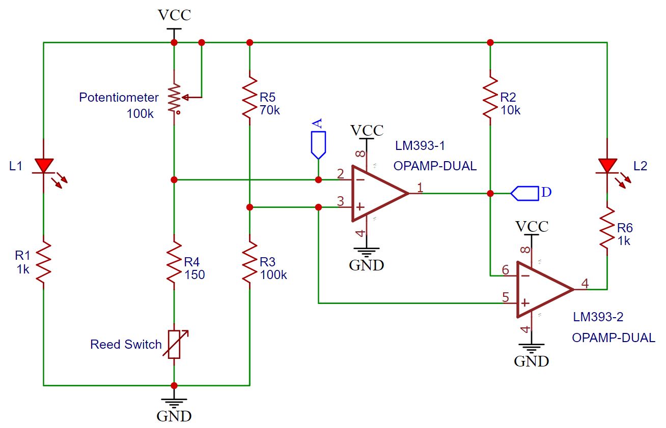KY-025 Reed Switch Schematic
