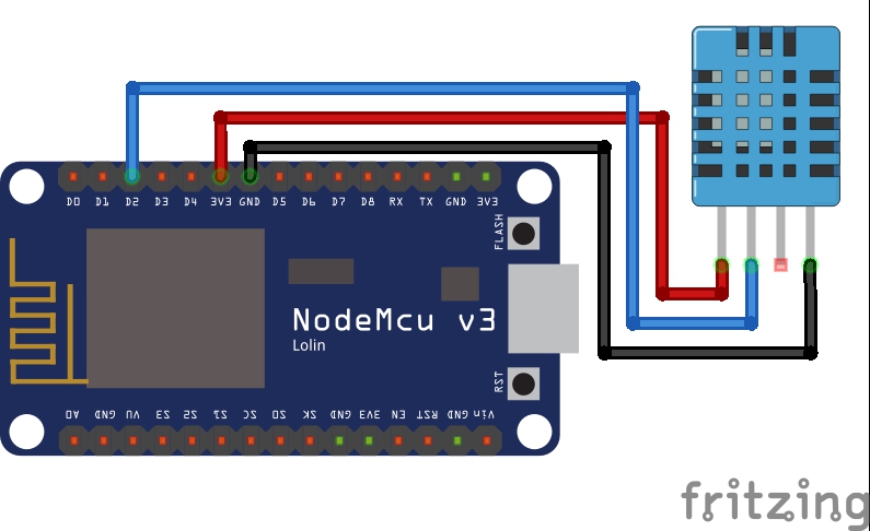 NodeMCU_Steckplatine
