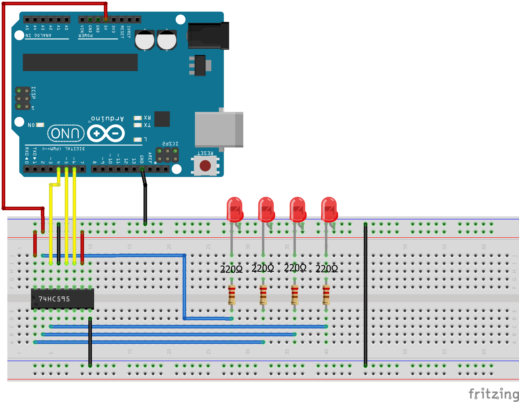 Shift Register Tutorial for Arduino and ESP8266 - DIYI0T