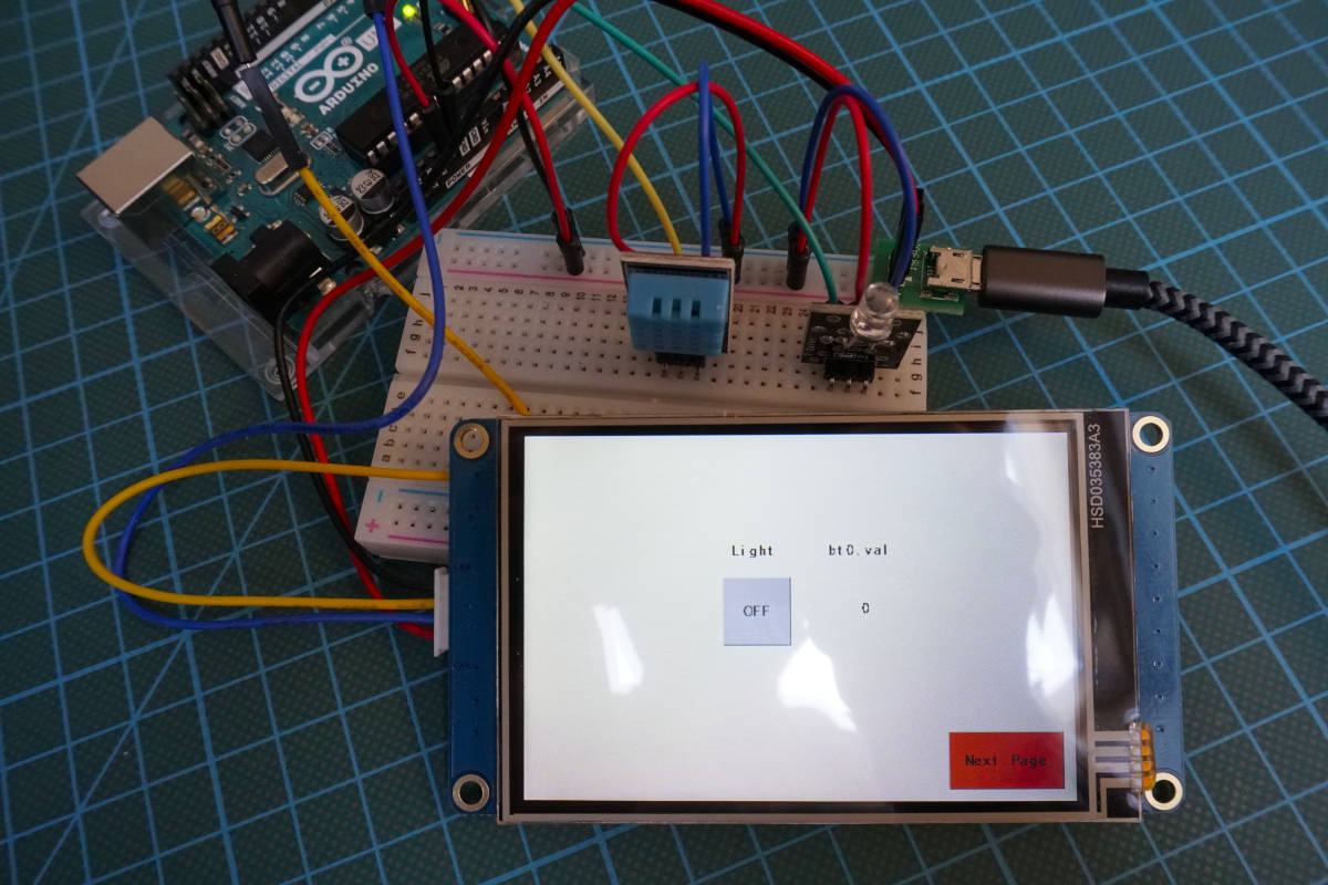 lcd nextion arduino