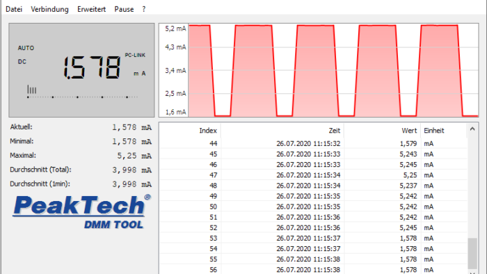 Arduino Pro Mini Measurement